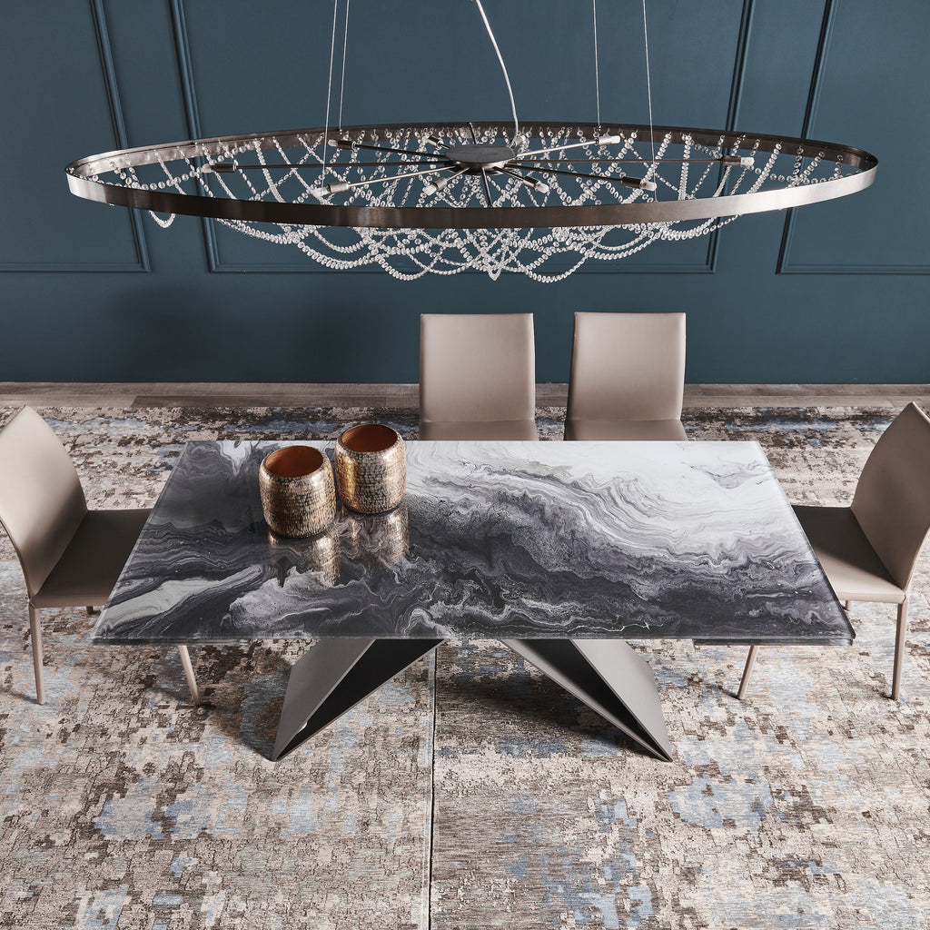 Premier Crystalart Drive Extendable Dining Table