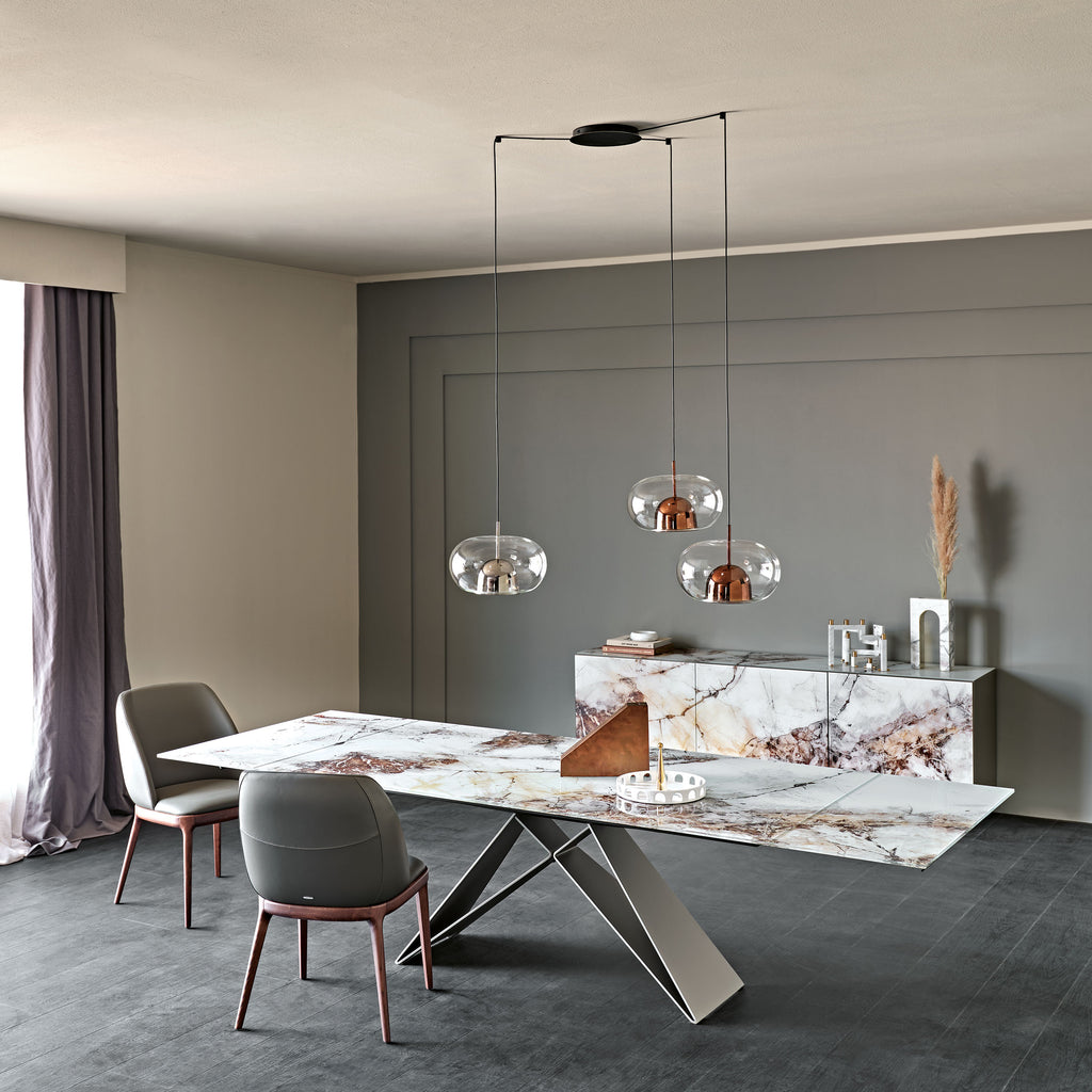Premier Crystalart Drive Extendable Dining Table