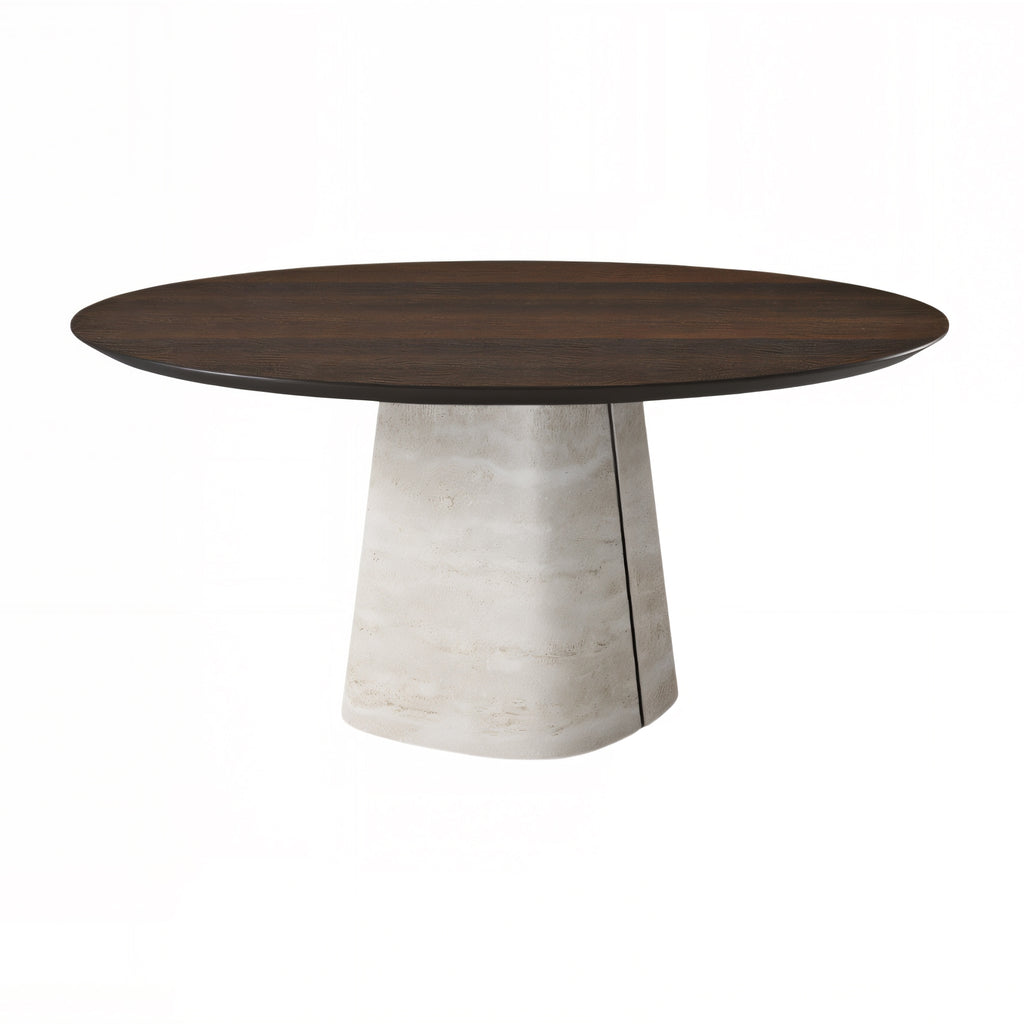 Rado Wood Round Dining Table