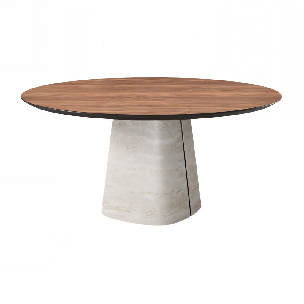 Rado Wood Round Dining Table
