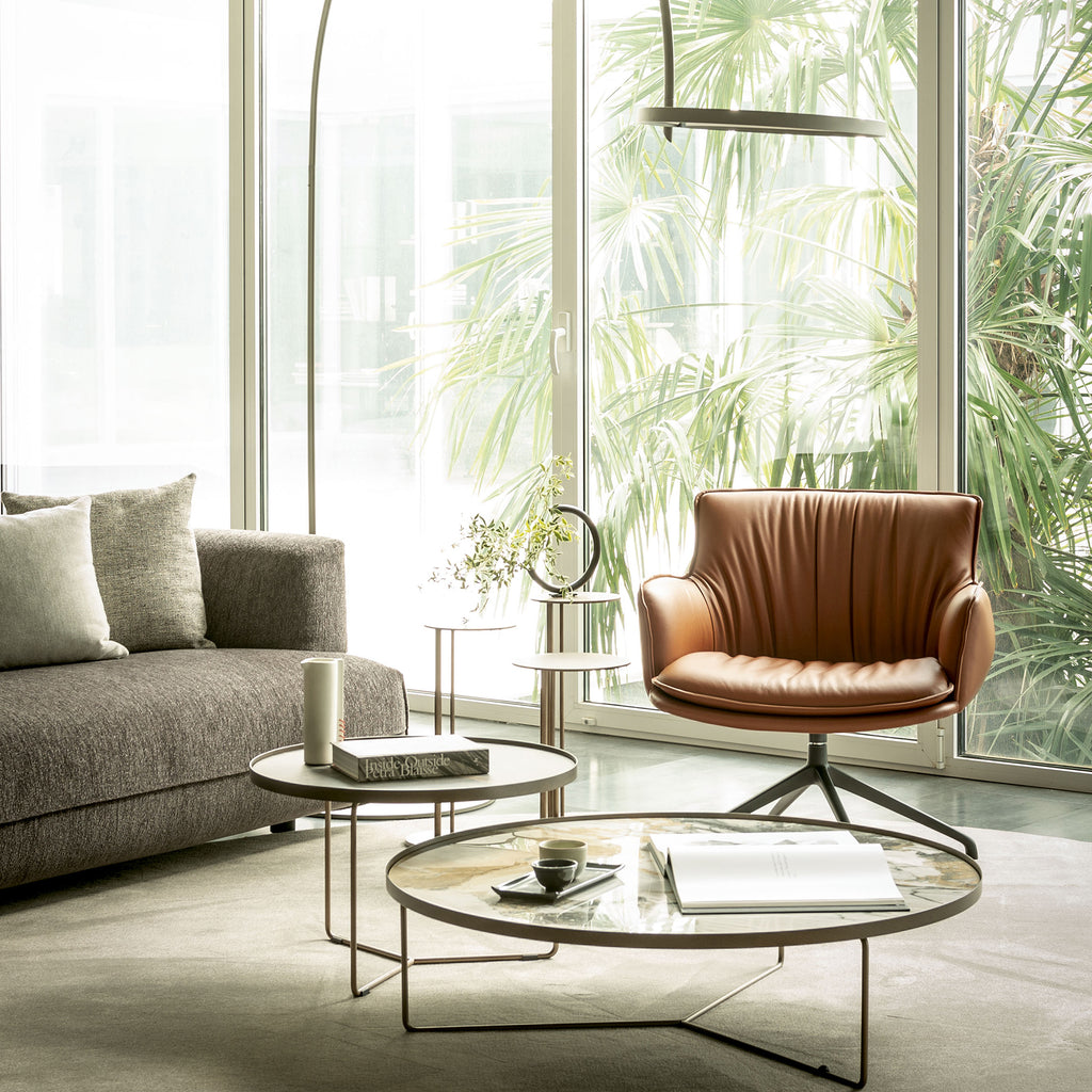 Rhonda Lounge Swivel Armchair