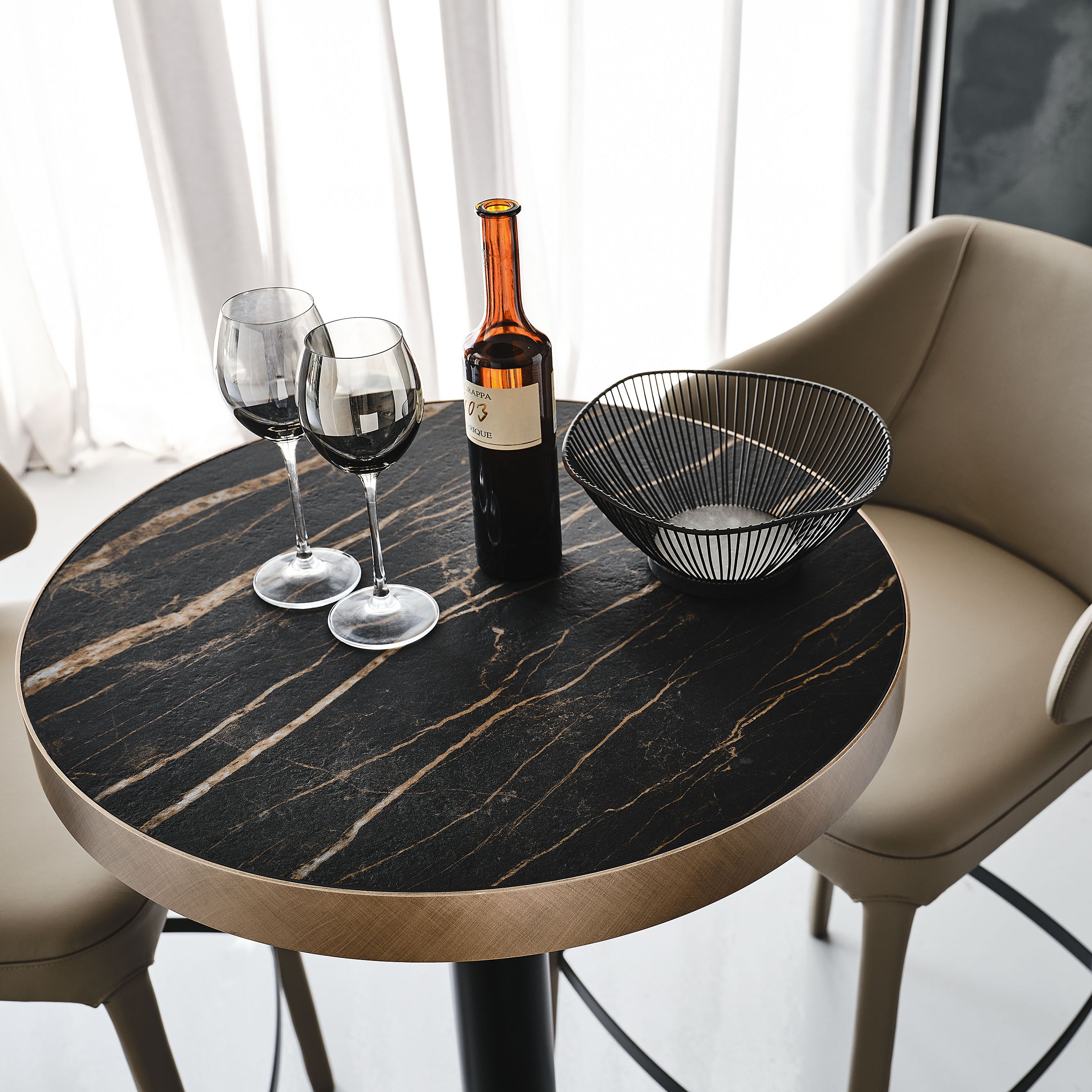 Ribot Keramik Round Bistrot Table