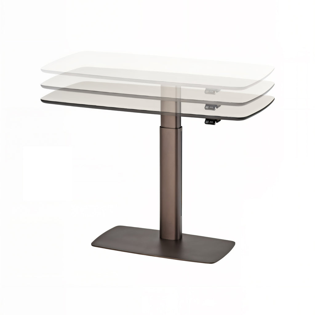 Runner Leather Height Adjustable Desk