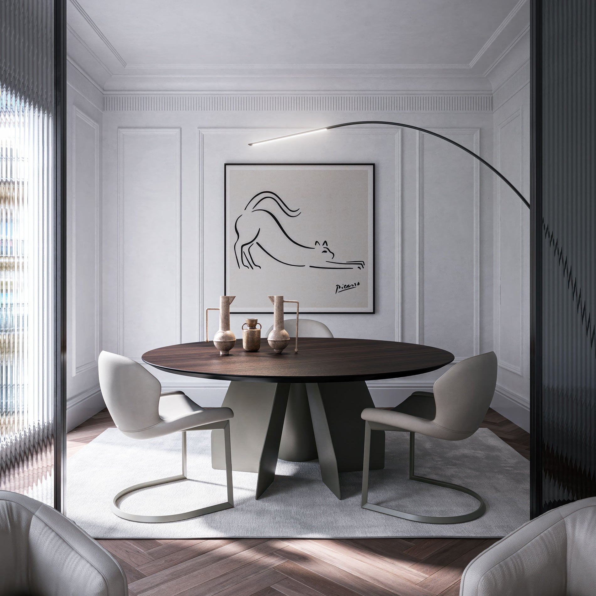 Senator Round Dining Table