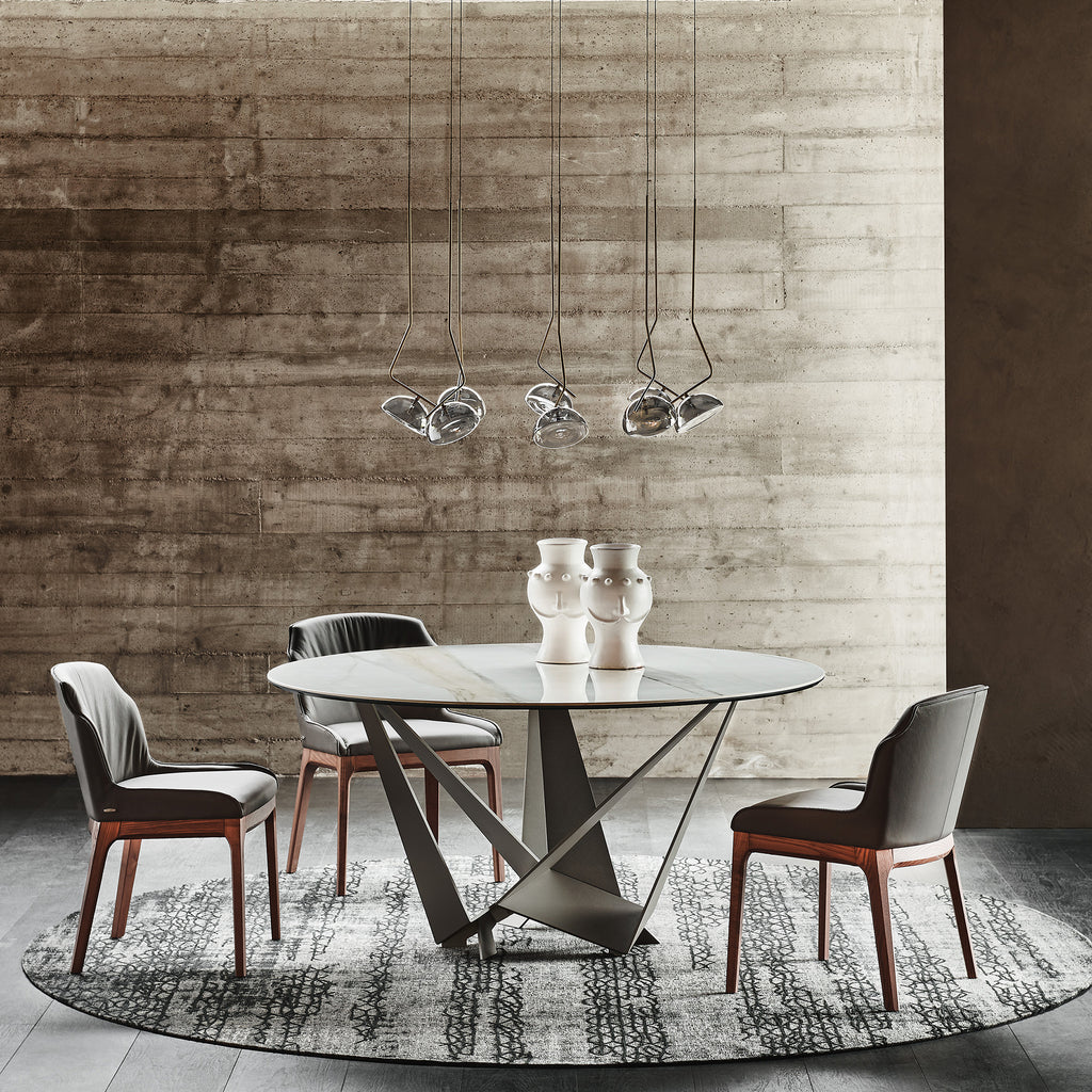Skorpio Keramik Round Dining Table
