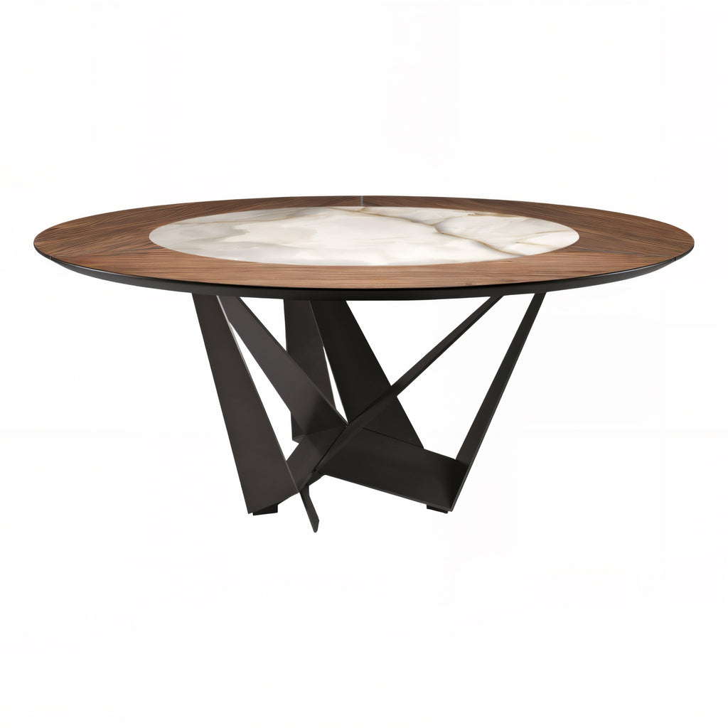 Skorpio Ker - Wood Round Dining Table
