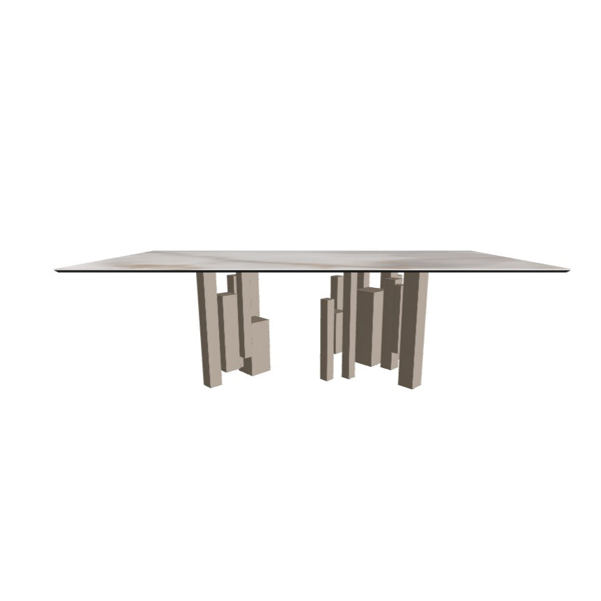 Skyline Keramik Dining Table: Rectangle