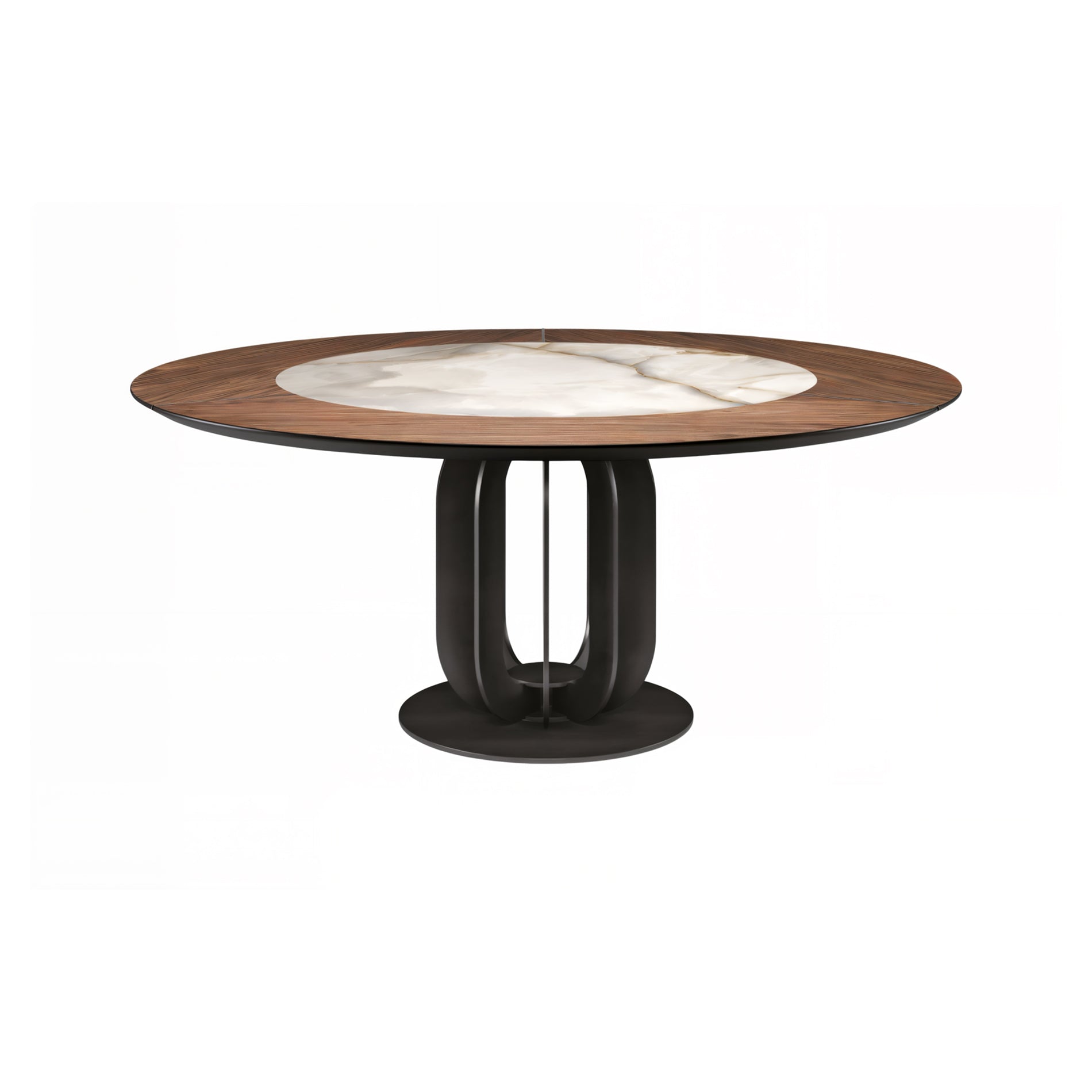Soho Ker Wood Dining Table: Swivel Insert