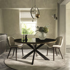 Spyder Keramik Premium Round Dining Table