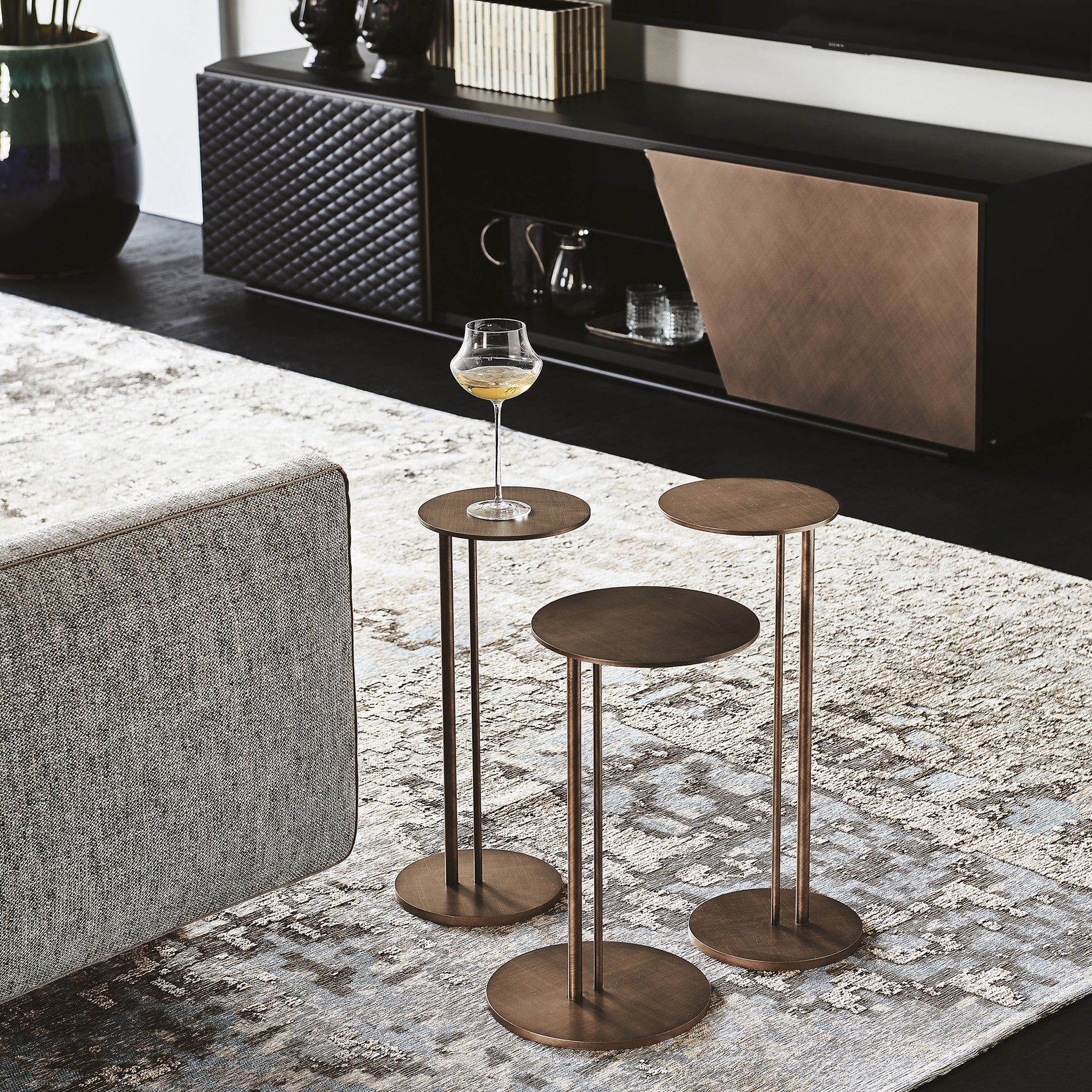 Sting Brushed Coffee Table: Set