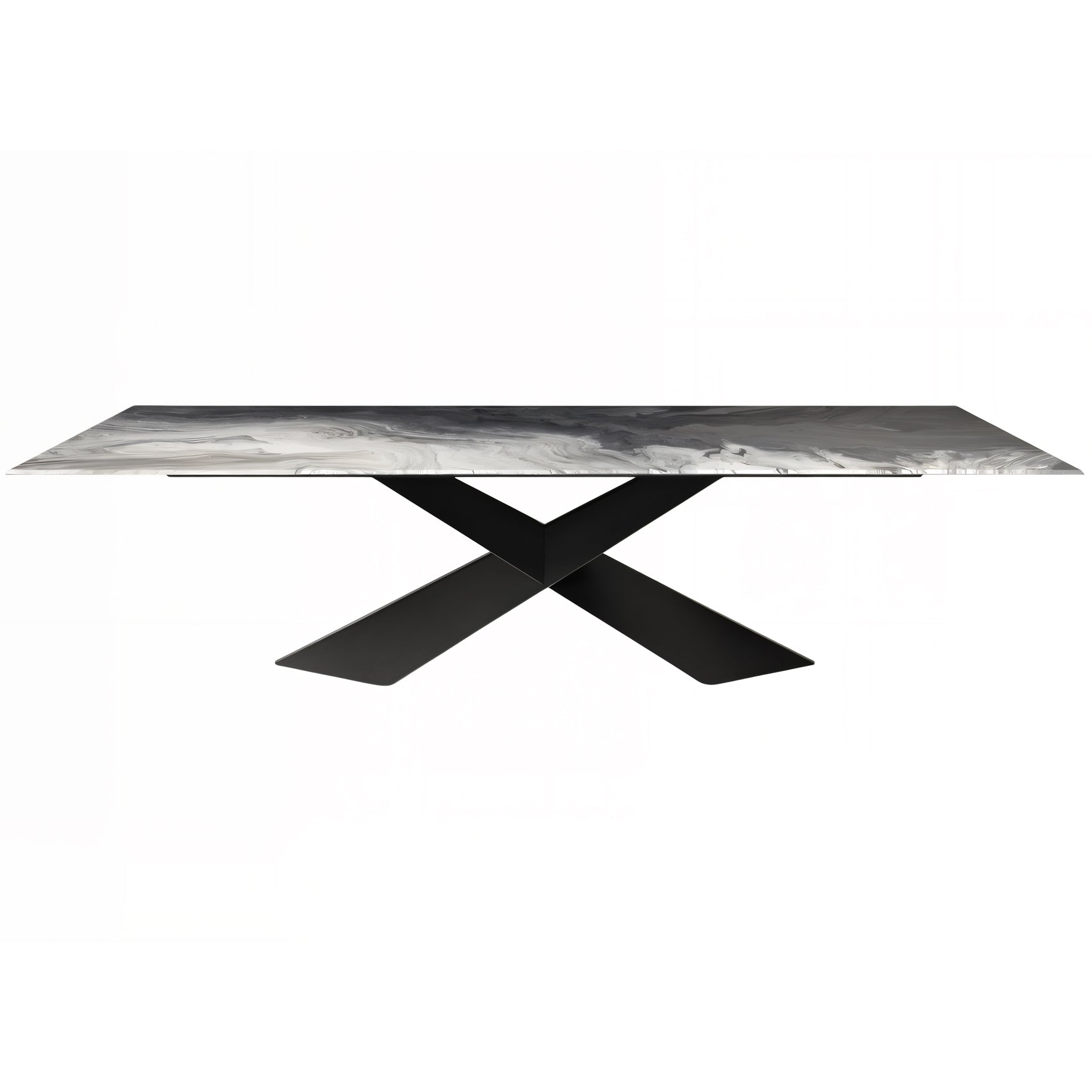 Tyron Crystalart Dining Table: Rectangle