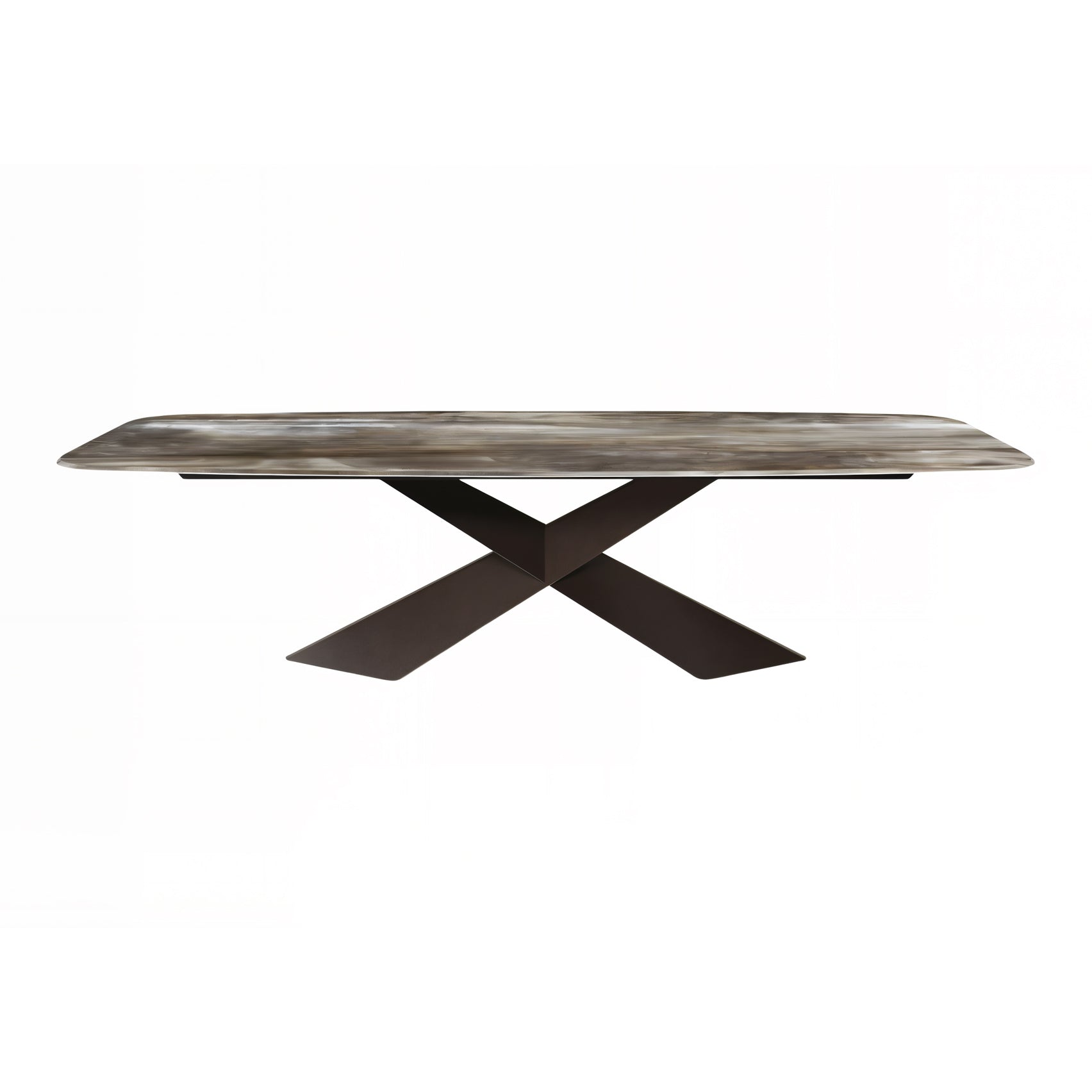 Tyron Crystalart Dining Table: Sag