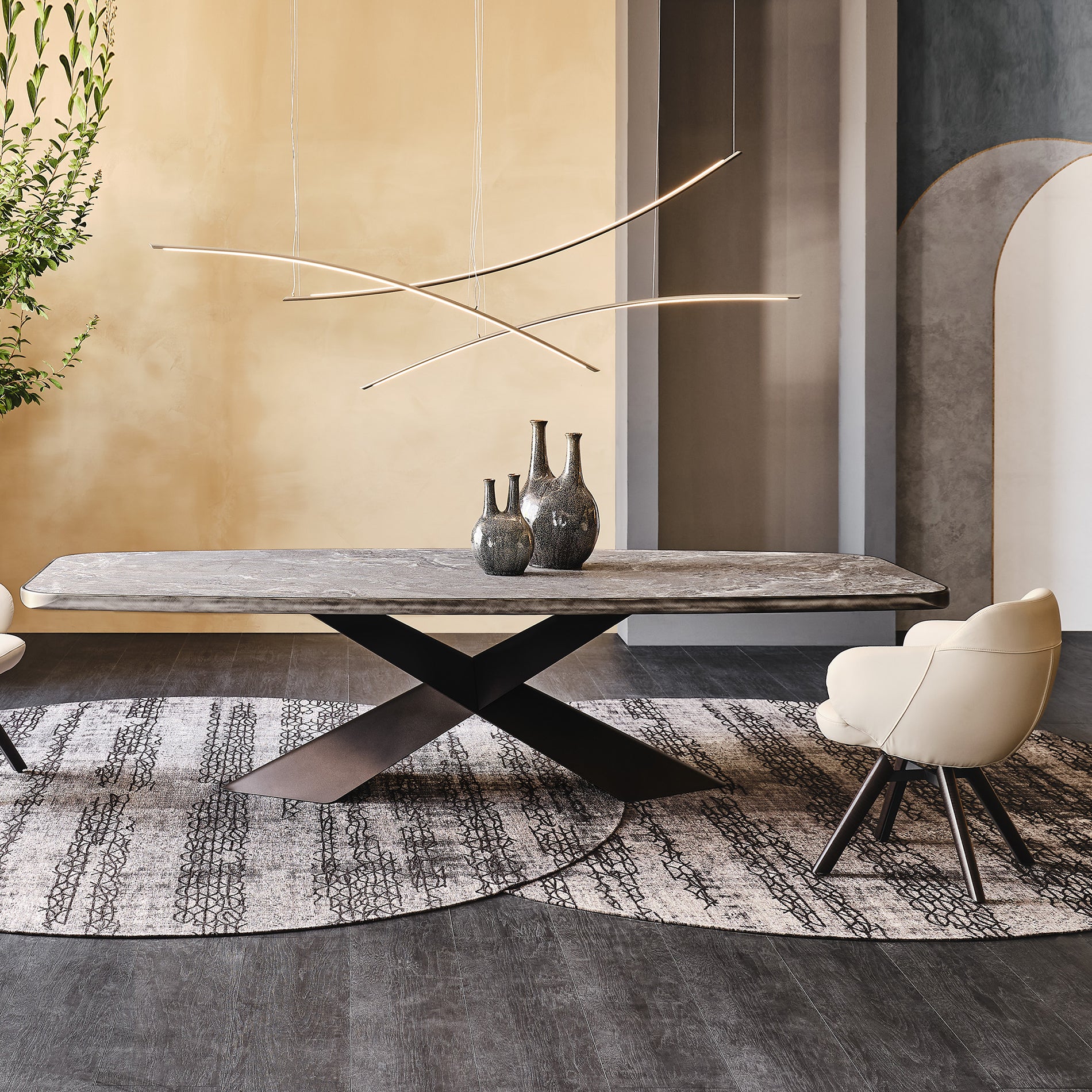 Tyron Keramik Premium Dining Table
