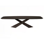 Tyron Wood Dining Table: Barrel Top