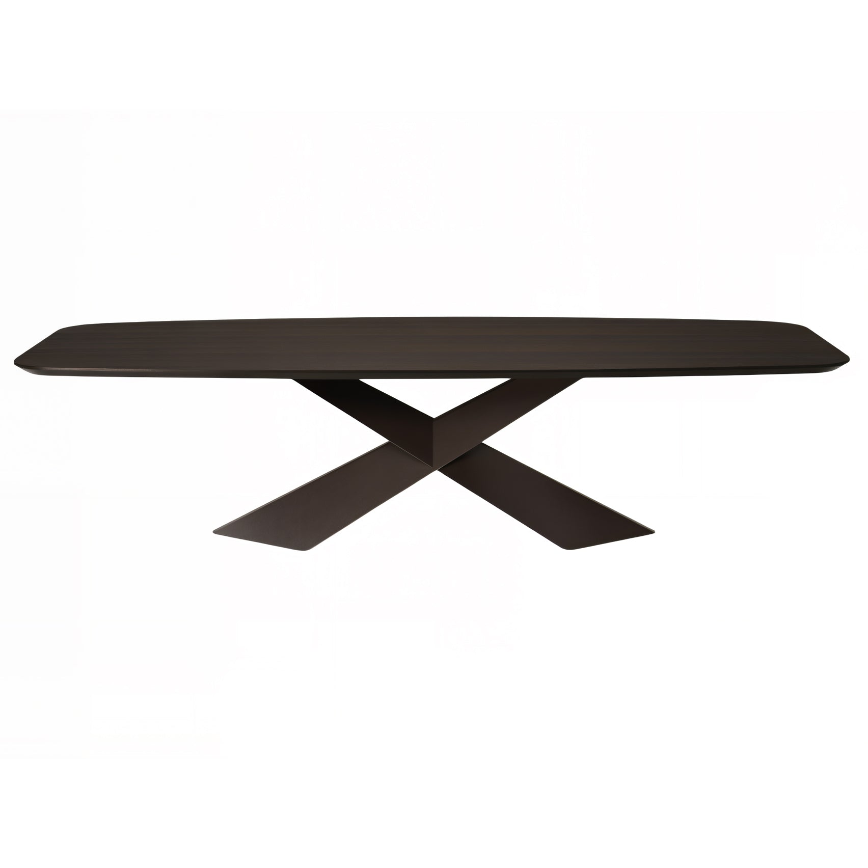 Tyron Wood Dining Table: Barrel Top