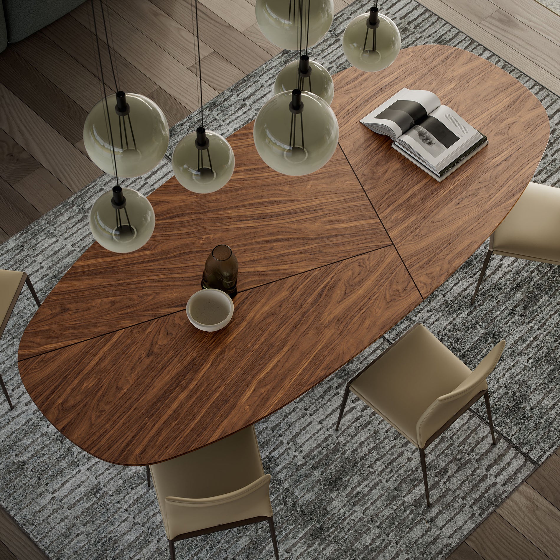 Tyron Wood Dining Table: Version Y