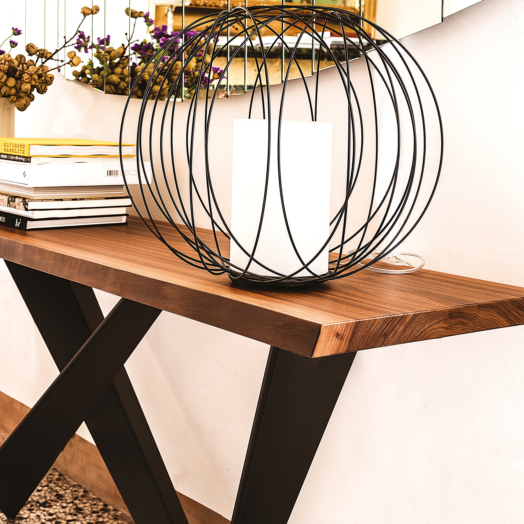 Westin Console Table: Wooden Top