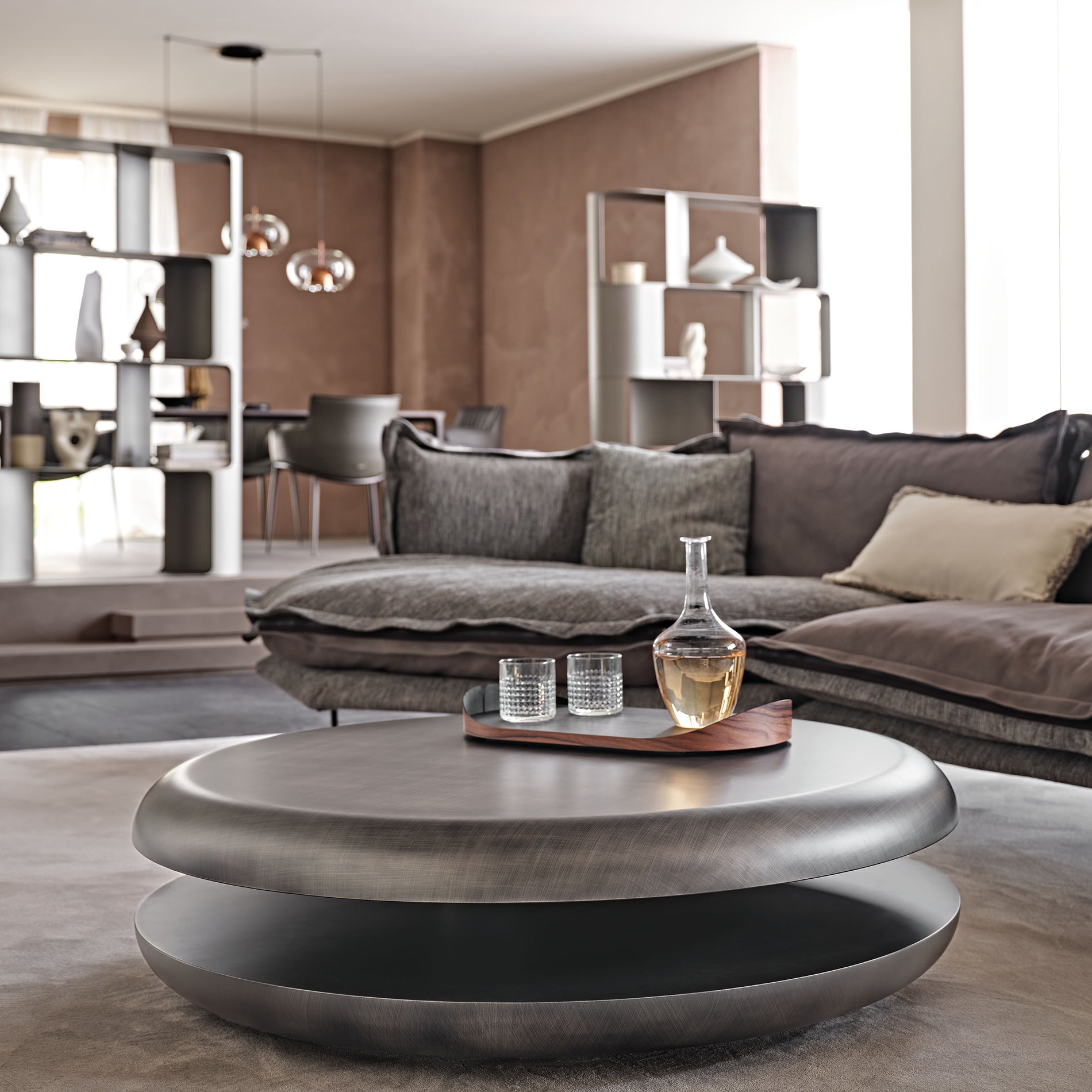 Yo-Yo Brushed Coffee Table