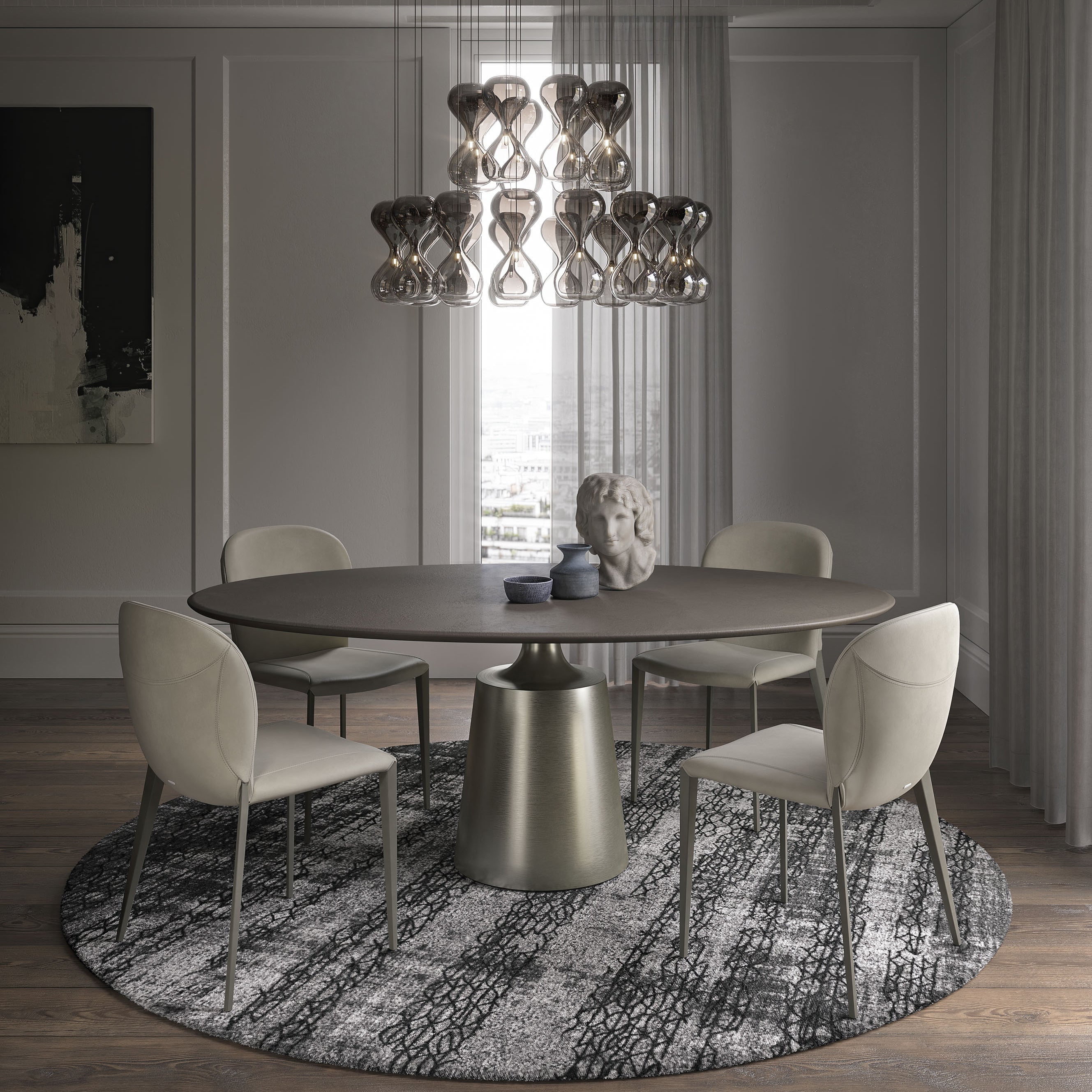 Yoda Argile Round Dining Table