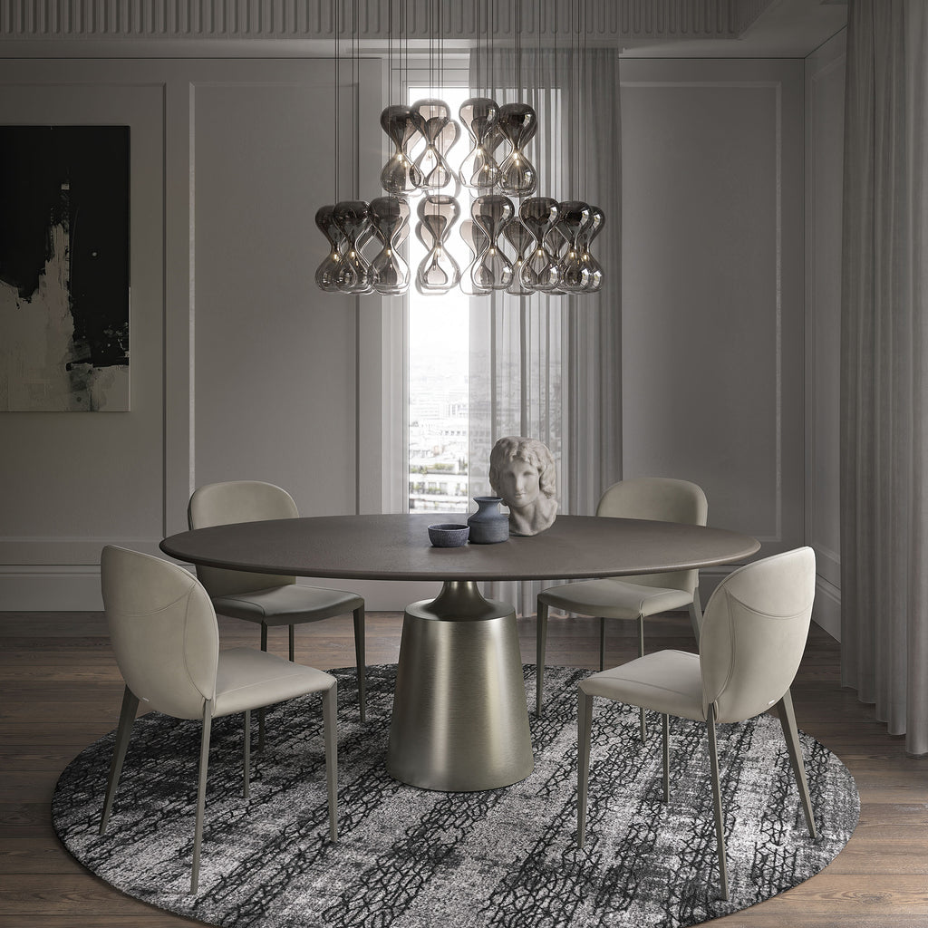 Yoda Argile Dining Table: Oval