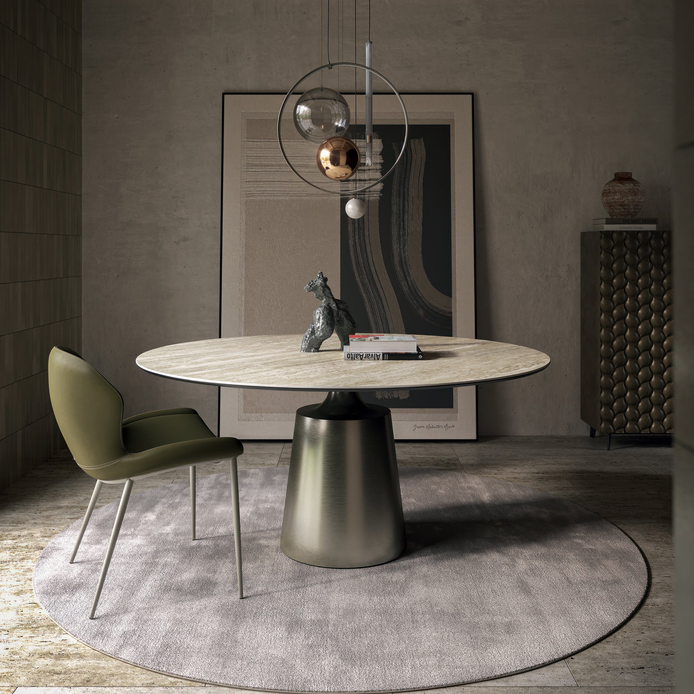 Yoda Keramik Round Dining Table