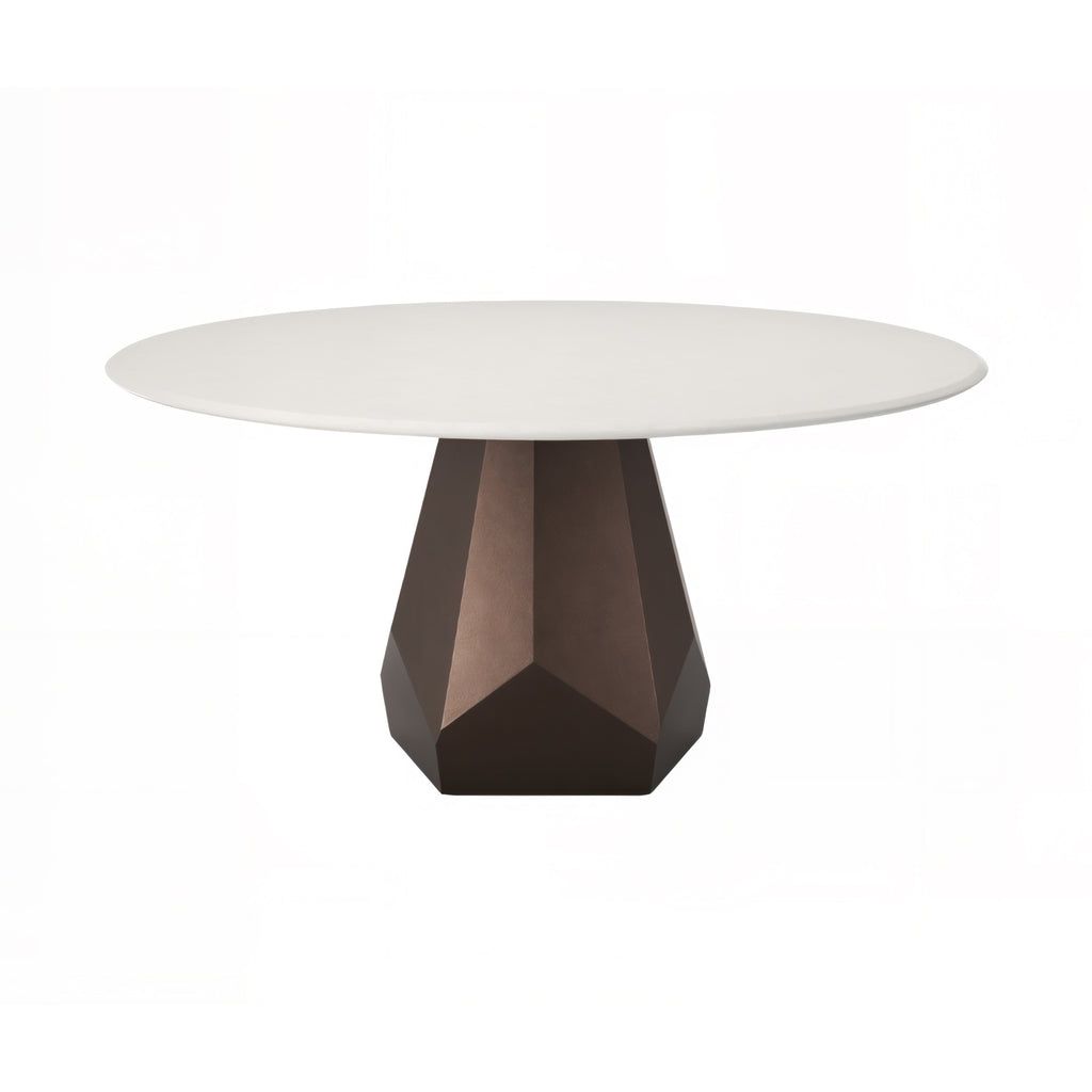Zermatt Argile Round Dining Table