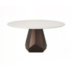 Zermatt Argile Round Dining Table