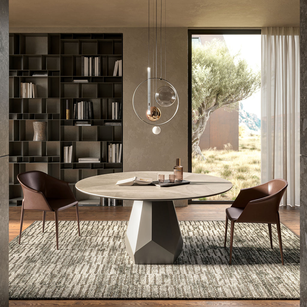 Zermatt Keramik Round Dining Table