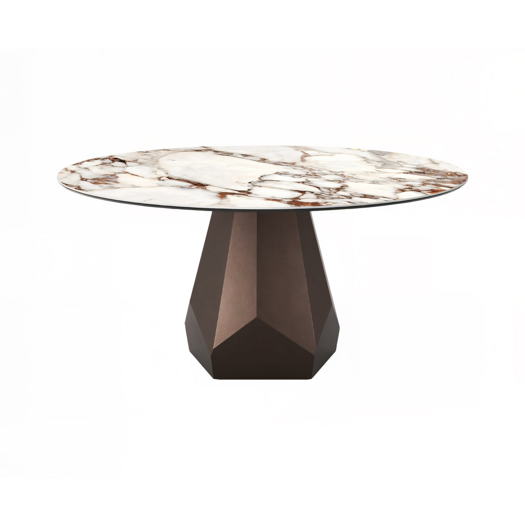 Zermatt Keramik Round Dining Table