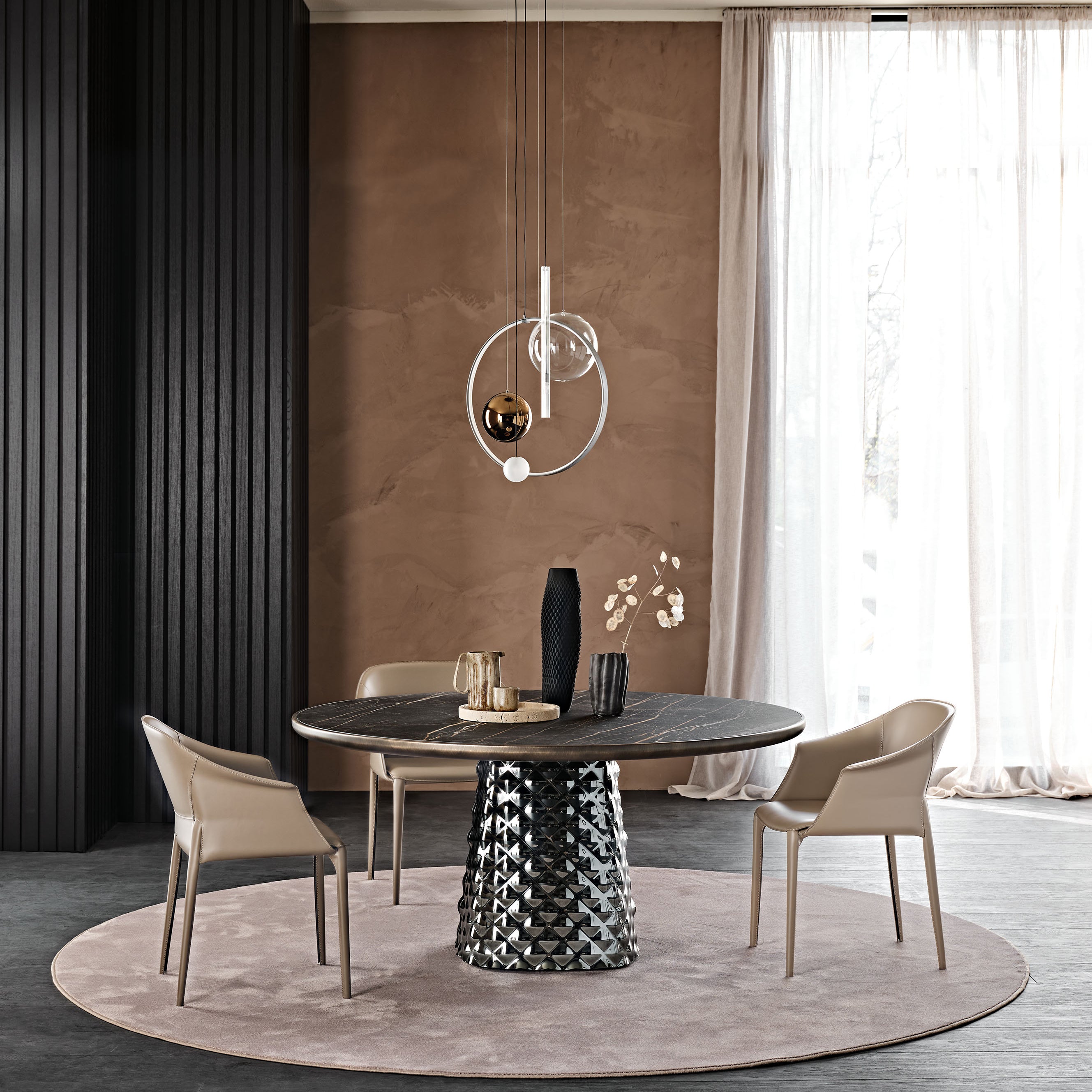 Atrium Keramik Premium Round Dining table