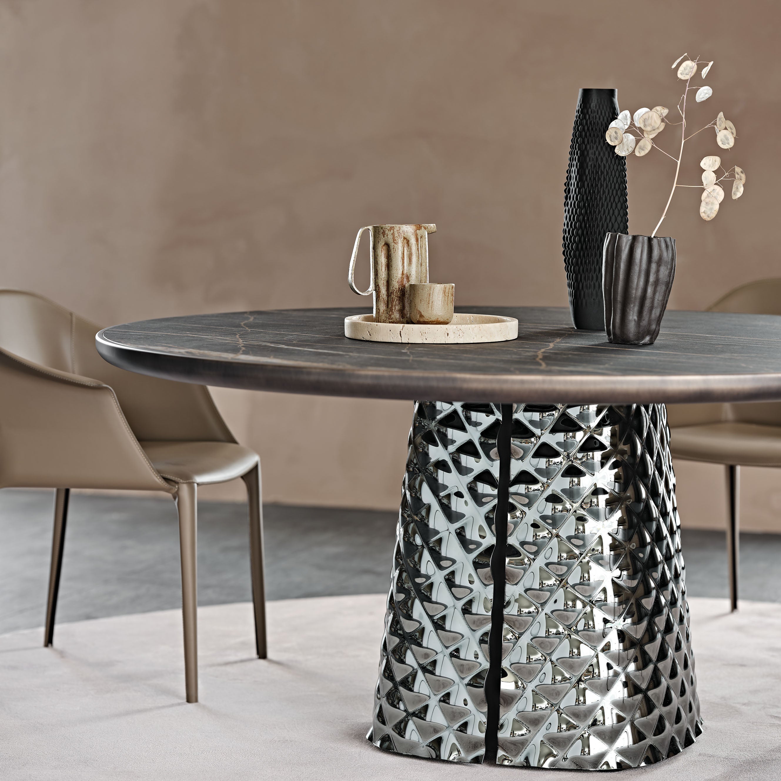 Atrium Keramik Premium Round Dining table