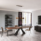 Eliot Wood Drive Extendable Dining Table