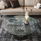 Nido Coffee Table: Glass Top