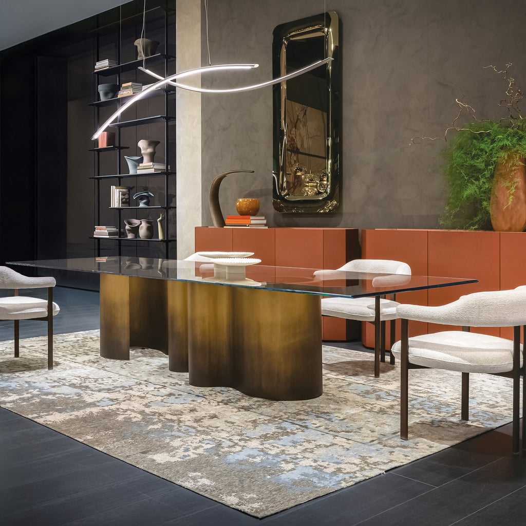 Papel 3.5 Glass Dining Table