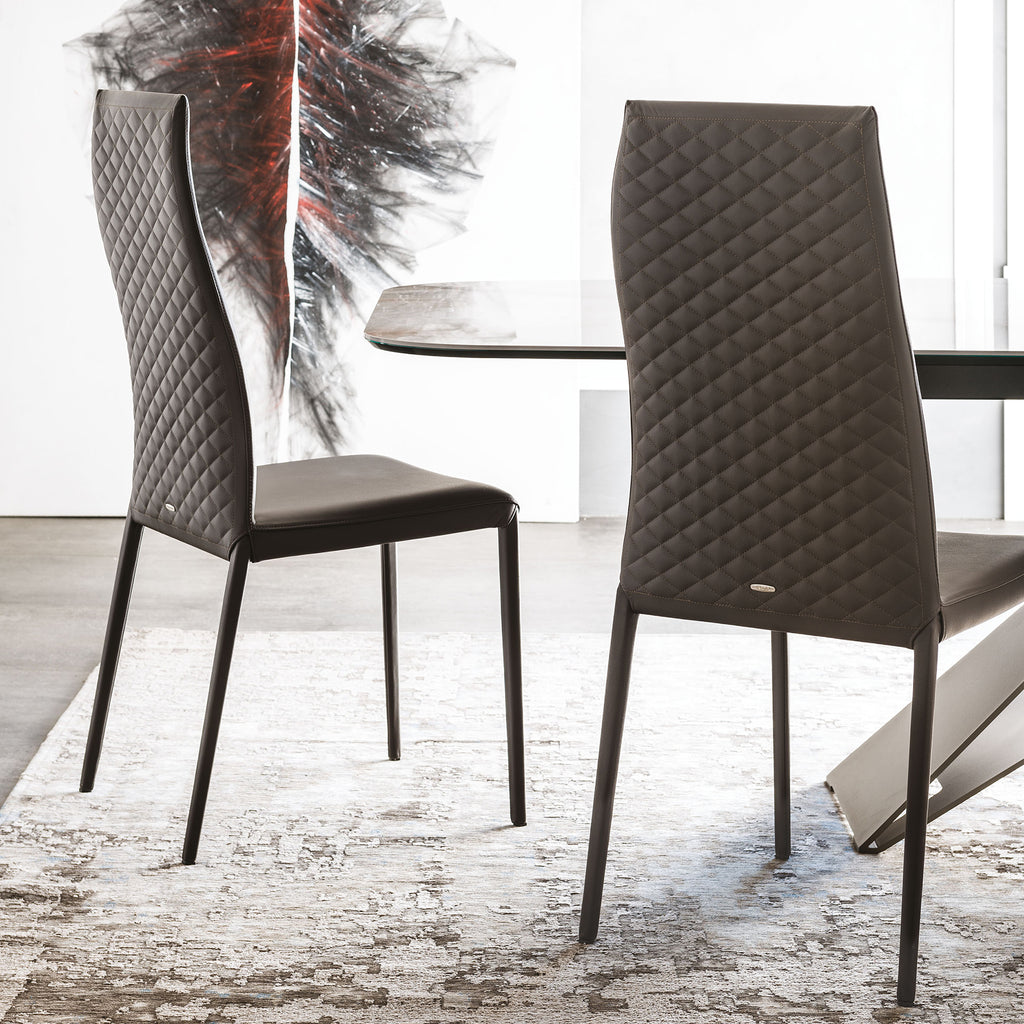 Norma Couture Dining Chair: High Backrest