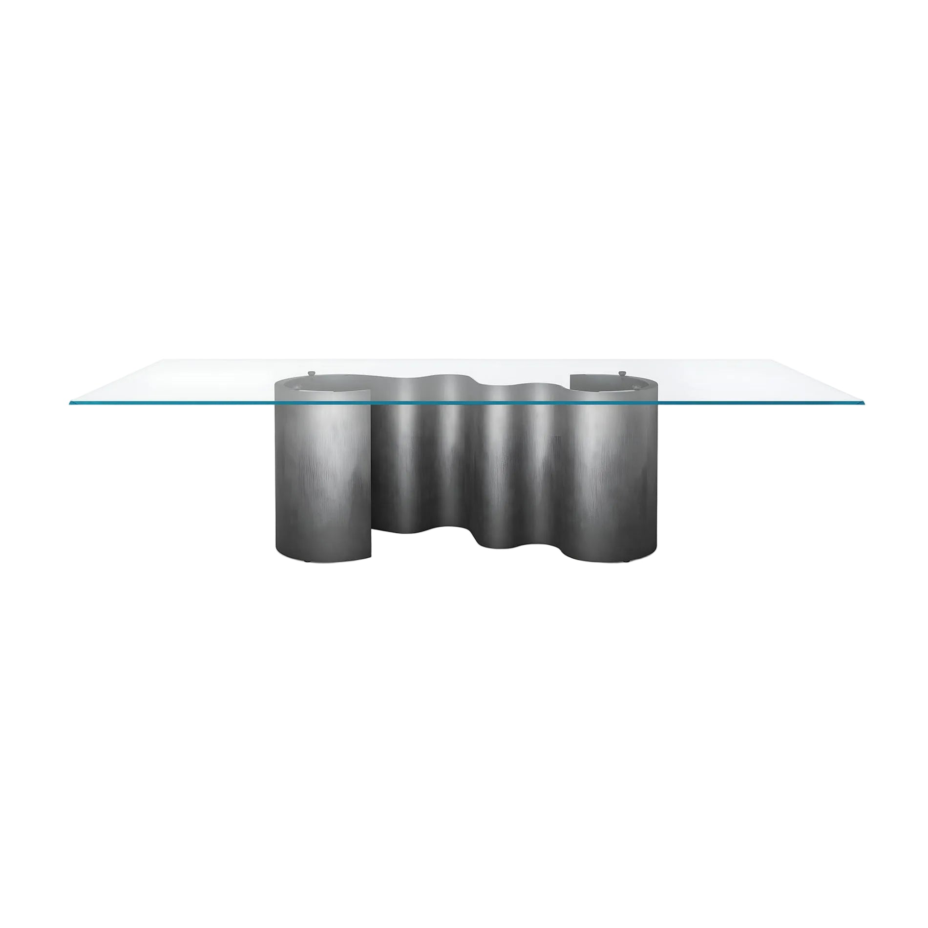 Papel Glass Dining Table: Rectangle