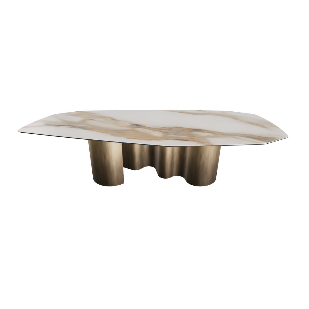 Papel Keramik Dining Table: Polygon