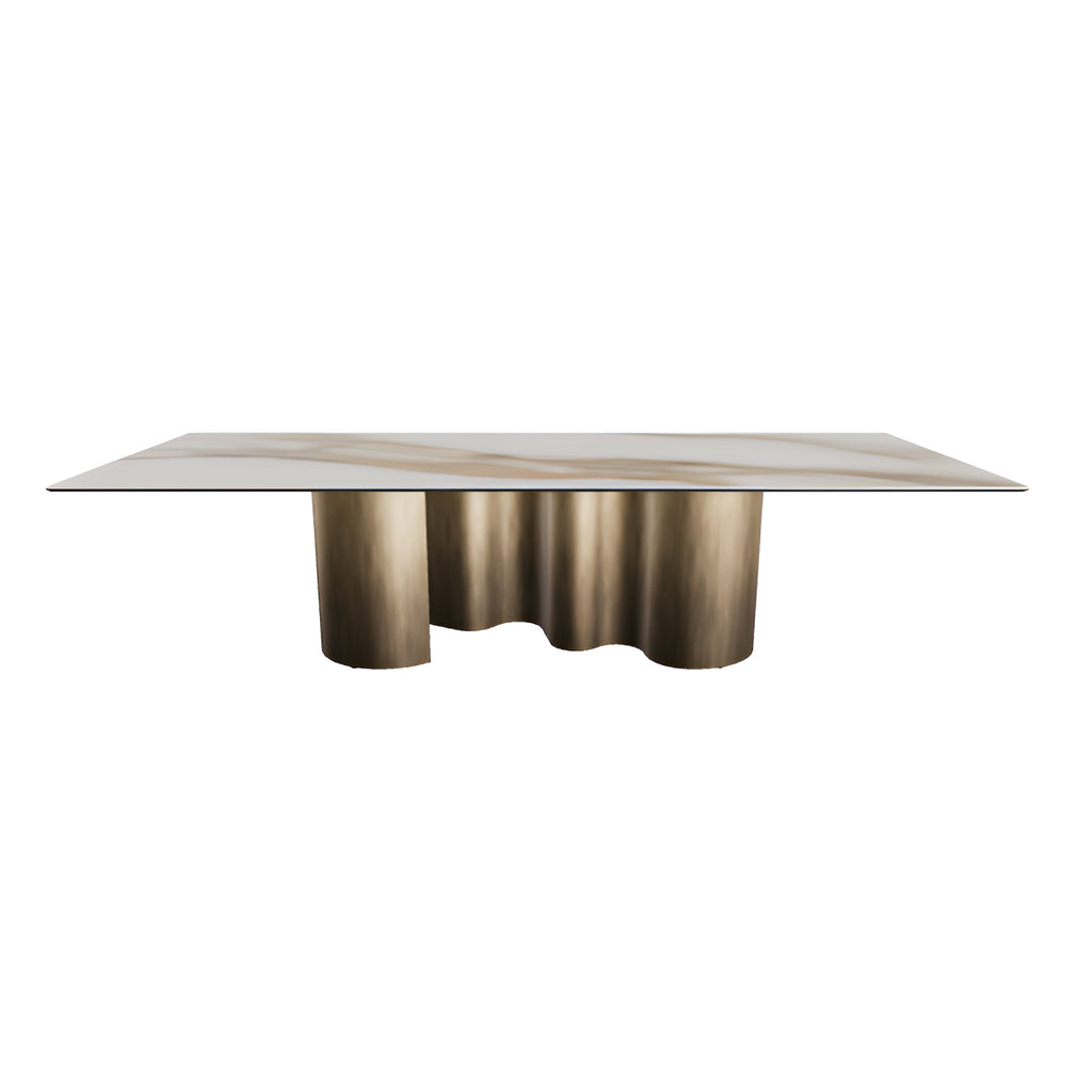 Papel Keramik Dining Table: Rectangle