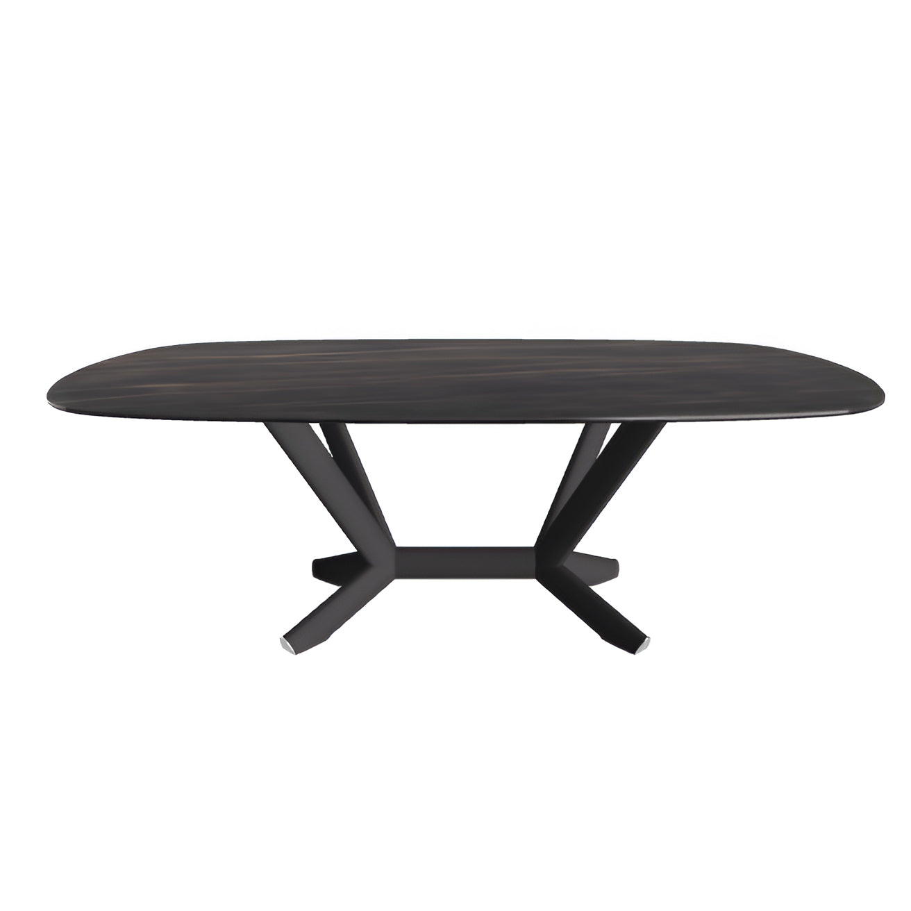 Planer Keramik Dining Table: Biscuit