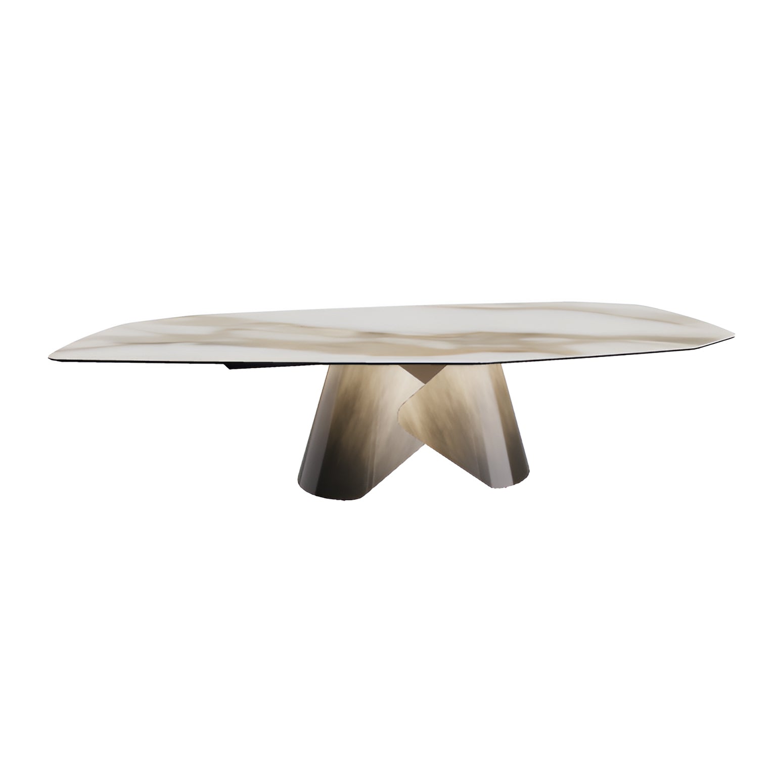 Scott Keramik Dining Table: Polygon
