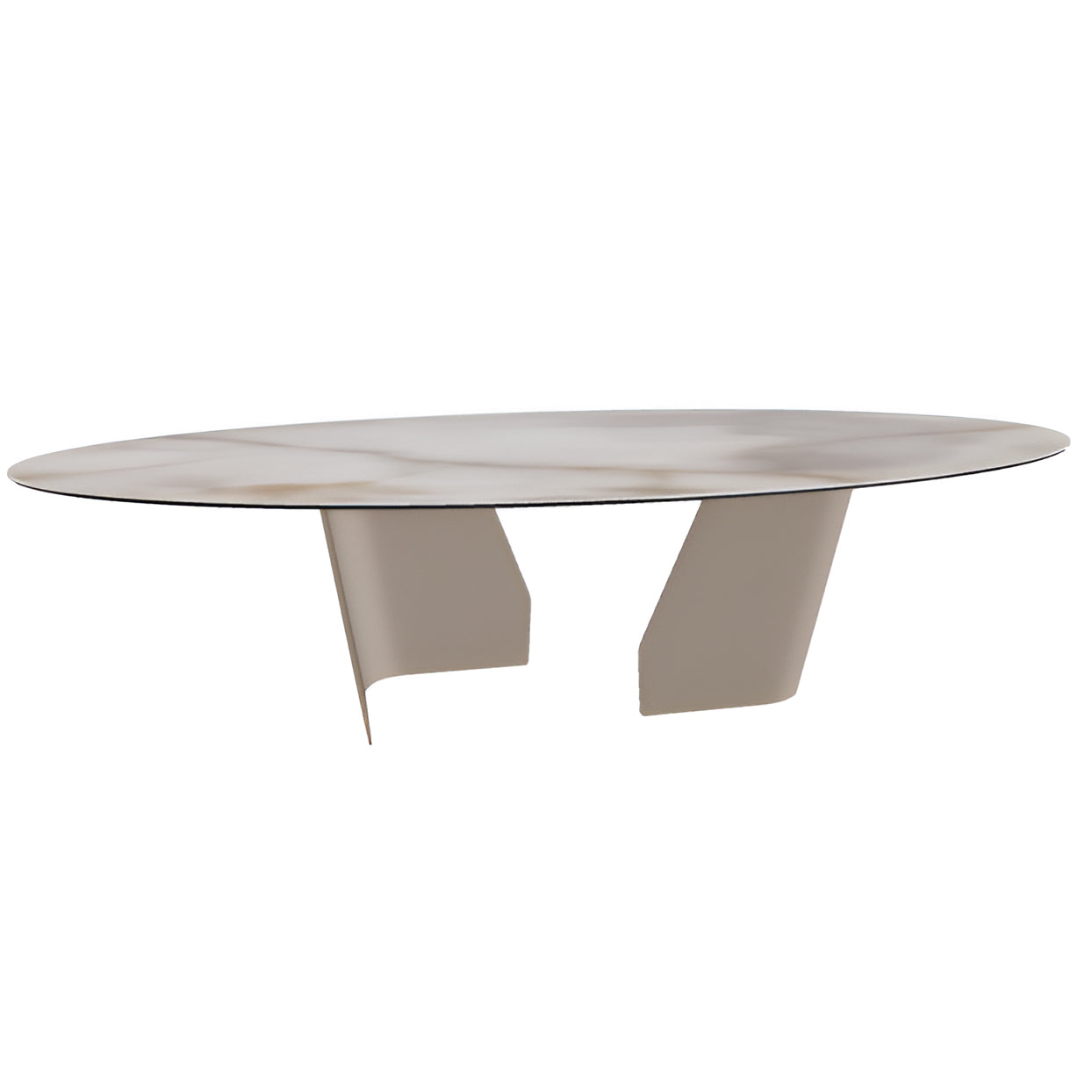 Senator Keramik Dining Table: Oval
