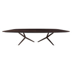 Atlantis Wood Dining Table: Barrel Top