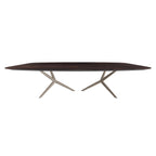 Atlantis Wood Dining Table: Barrel Top