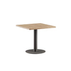 Greenwich Café Table: Teak Top