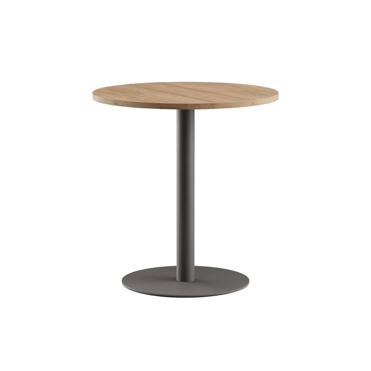 Greenwich Bar Table: Teak Top