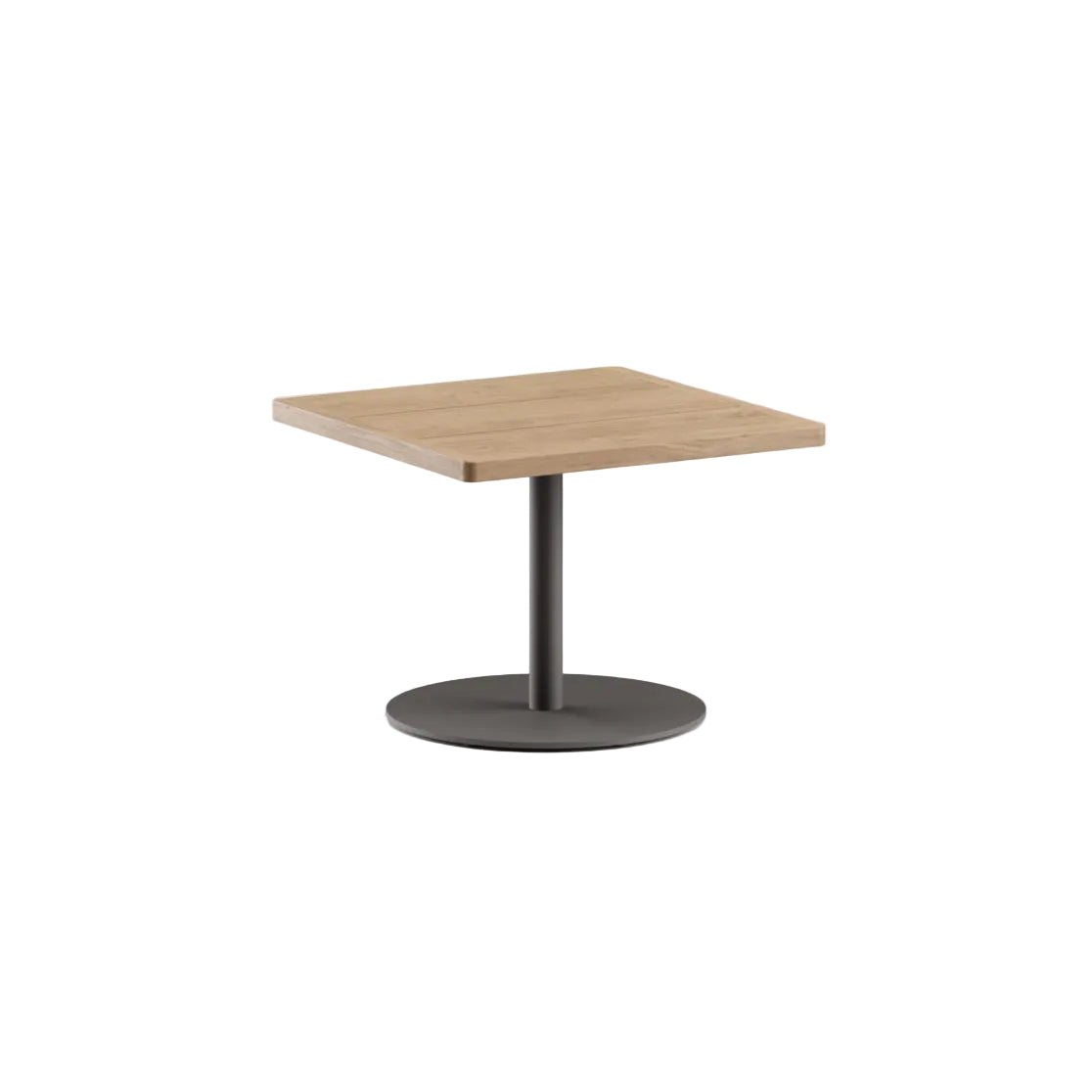 Greenwich Side Table: Teak Top