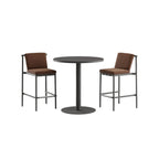 Greenwich Bar Table: Aluminum Top