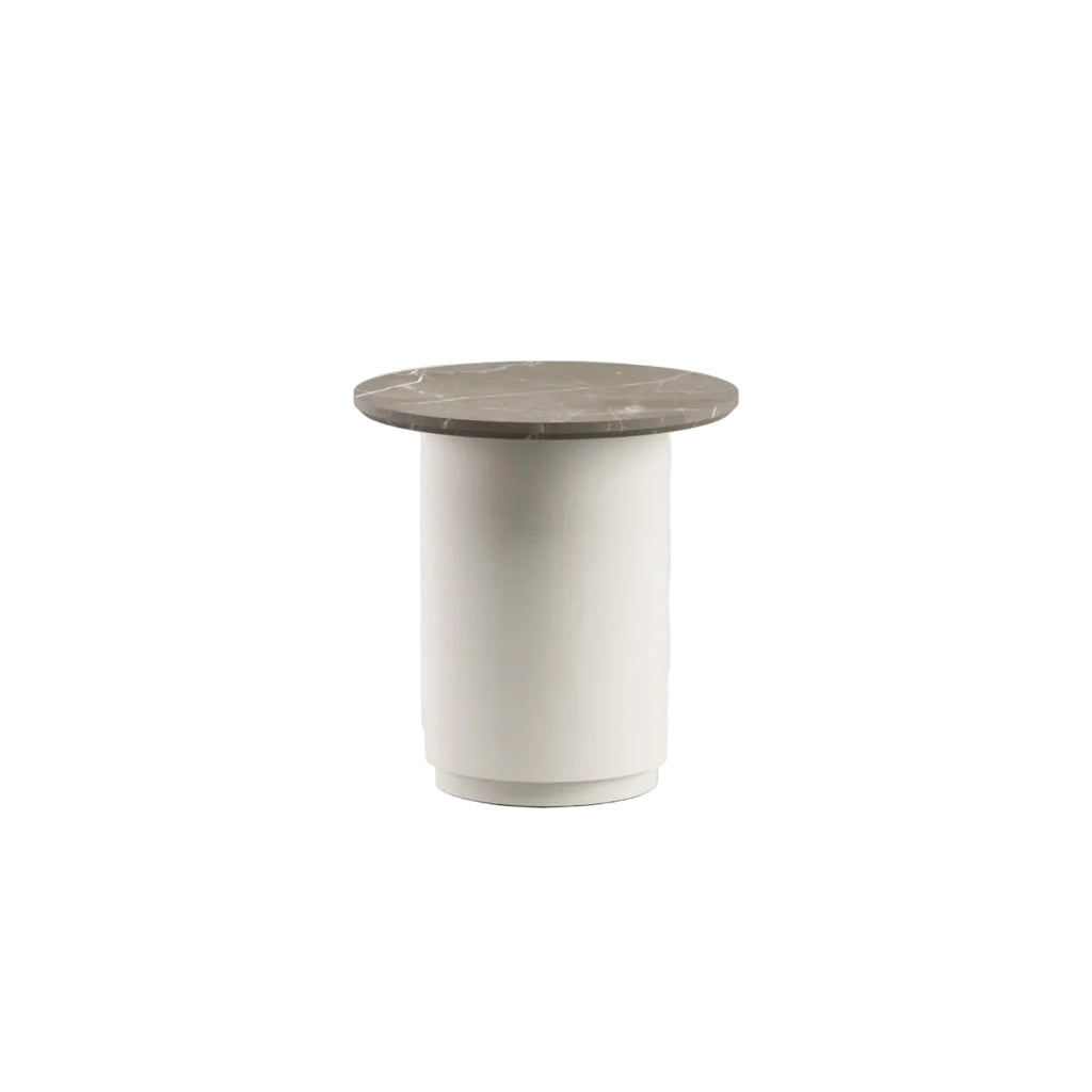 Mercer Side Table: Stone Top