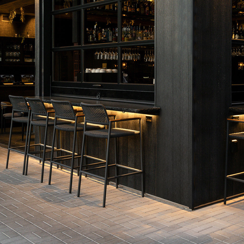 Thompson Barstool with Armrest