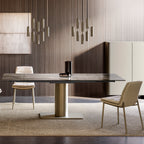 Cilindro Extendable Dining Table: Ceramic Top